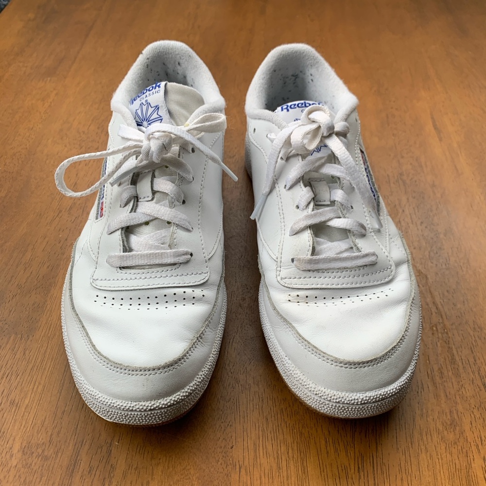 White Royal/Gum Reebok Men's Club C 85 - men’s 10